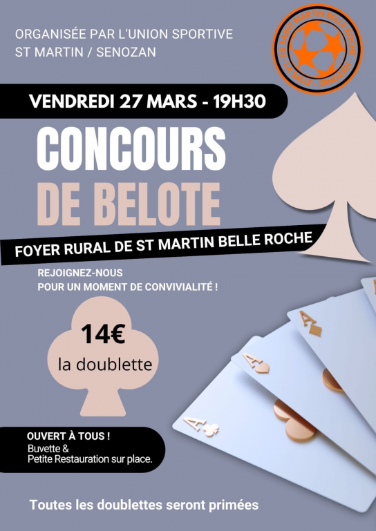 Concours de belote USSMS