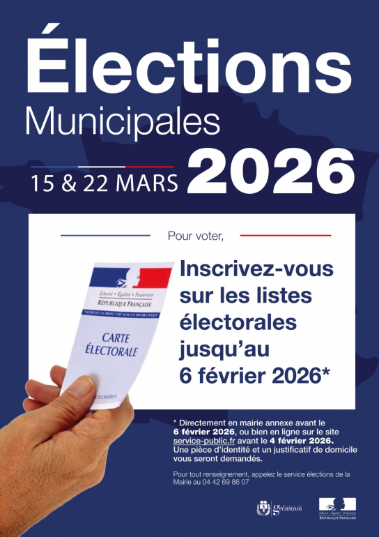 Inscriptions sur liste électorale