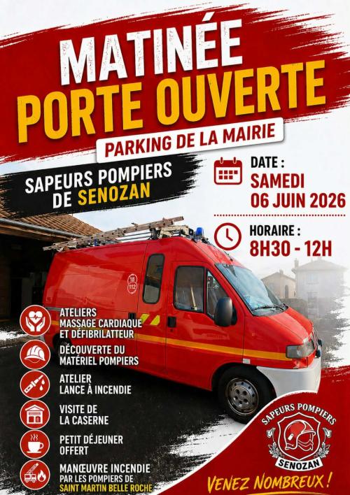 PORTE OUVERTE POMPIERS SENOZAN
