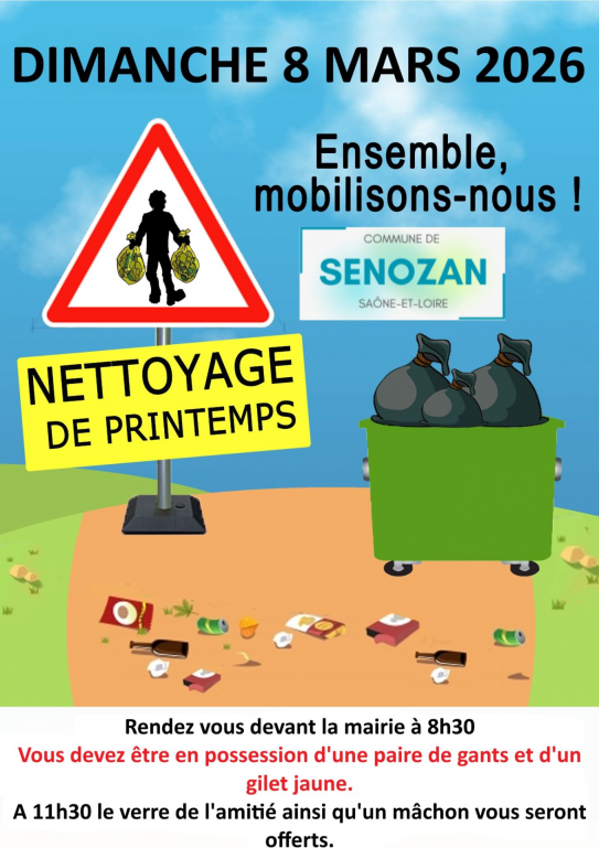 Nettoyage de la commune