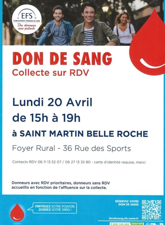 DON DU SANG SAINT MARTIN BELLE ROCHE