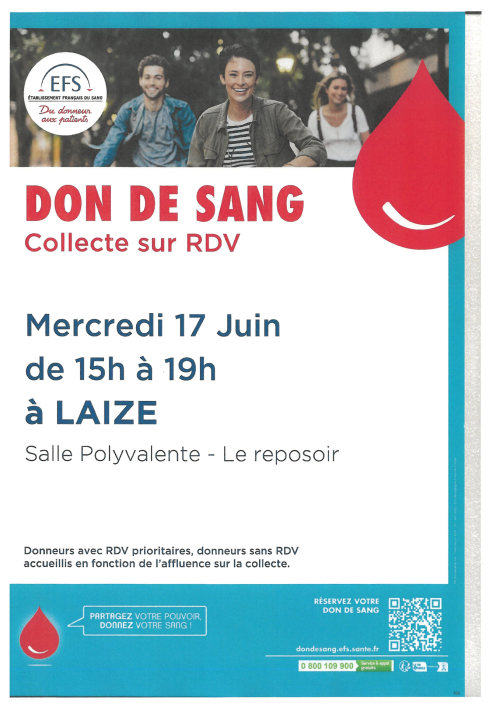 DON DU SANG LAIZE