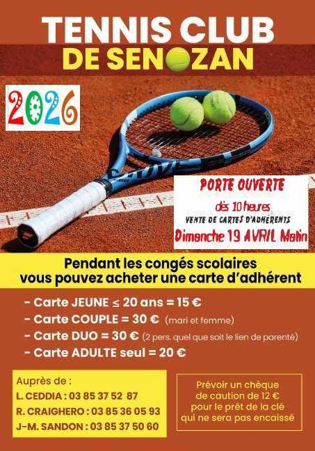 Porte ouverte Tennis Club de Senozan
