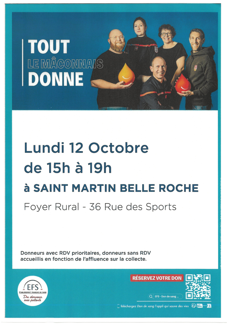 DON DU SANG SAINT MARTIN BELLE ROCHE